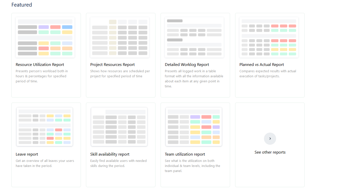 Optimize Resources with Reports