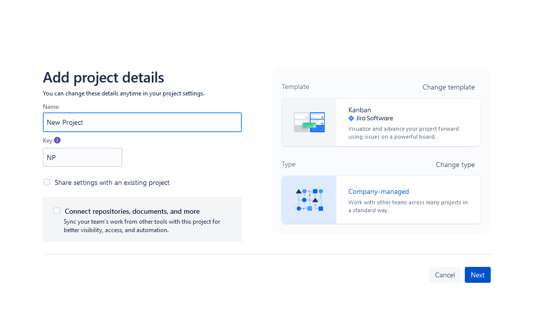 Add project details